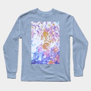 Leaf Me Golden Purple Long Sleeve T-Shirt